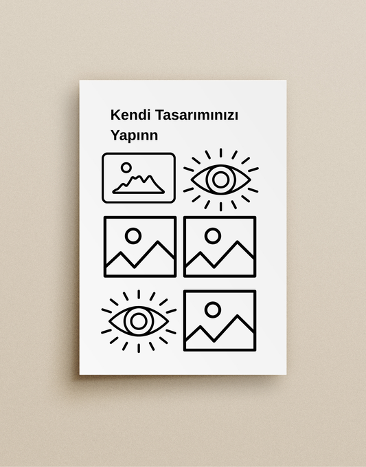 6'lı Fotoğraflı Poster